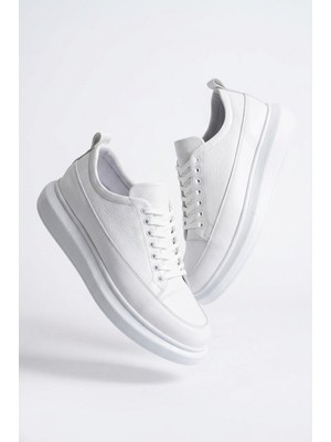 Zerenyus Axel Yüksek Kalite Alexander Model Erkek Günlük Sneaker Beyaz