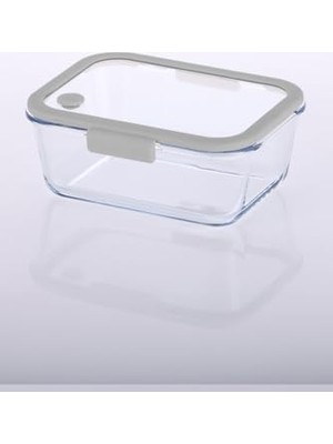 Odea Fika Glace Vakumlu Cam Saklama Kabı 1200 ml Gri