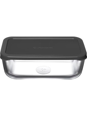 Odea Paşabahçe Snow Box Saklama Kabı 1225 cc Plastik Gri Kapaklı