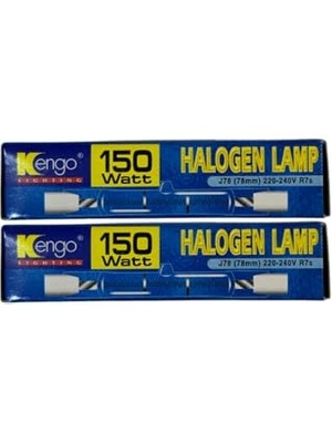 Odea 150W Sarı Işık R7S Duylu Dim Edilebilir Çubuk Halojen Ampul, 78MM, 2 Adet          [enerji Sınıfı A]