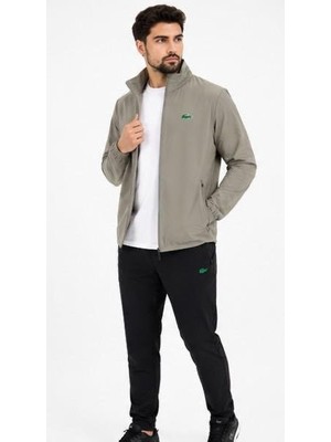 Lacoste Basıc Bej-Füme Regular Fit Eşofman Takımı