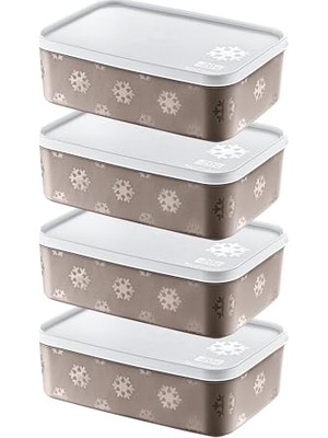 Odea Smartware 4'lü Set No Frost Saklama Kabı Terra 1600 ml