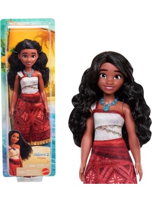 Odea Disney Serıes Moana Fd Hero Core Doll Oyuncak, 3y+, JBT33 | Disney Moana 2 Filminden Esinlenen Kolye ve Halhal Aksesuarlı Çıkarılabilir Kıyafet Içinde Posable Doll