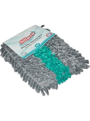 Odea BADEM10 Ev Ofis Iş Yeri Sillgech Mikrofiber Makarna Temizlik Kurulama Mop Vileda Yedeği 40 cm EH320