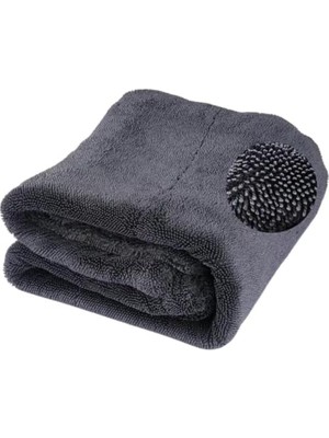 Odea Polham Xl 60X90CM 1200GSM Süper Su Emici Özellikli Mikrofiber Araç Kurulama Havlusu, Çizik ve Iz Bırakmaz Bez