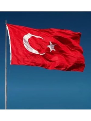 Odea Lona Sanat 1. Sınıf Alpaka Kumaş Türk Bayrağı 60X90