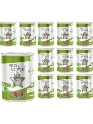 Odea Yetişkin Kedi Kuzulu Pate 400 gr x 12 Adet