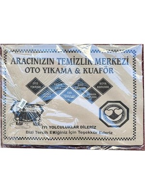 Odea Baskılı Kraft Oto Araç Araba Paspas Kağıdı - 35X50 Cm. - 50 Adetlik 1 Paket