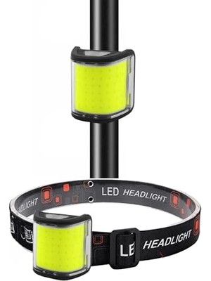 Odea 2 Si 1 Arada 72LED Şarjlı Bisiklet Feneri Çakarlı Kafa Lambası Çift Özellikli Güçlü Işık 6 Mod 6053