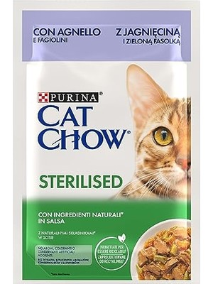 Odea Kuzu Etli Kısırlaştırılmış Yaş Kedi Sı 85GR