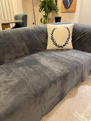 Odea Mulberry Antrasit Wellsoft Koltuk Örtüsü 220X230