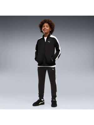 Puma Unisex Siyah Puma T7 Always On Track Pants B Siyah Unisex Çocuk Eşofman Altı