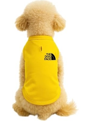 Odea Kedi ve Köpek Kıyafeti & Elbisesi Sarı The Dog Face Atlet 2xl