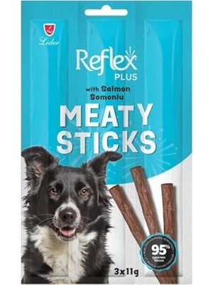 Odea Plus Meaty Sticks Somonlu Köpek Ödül Çubuğu, 3X11GR, 30'lu Paket