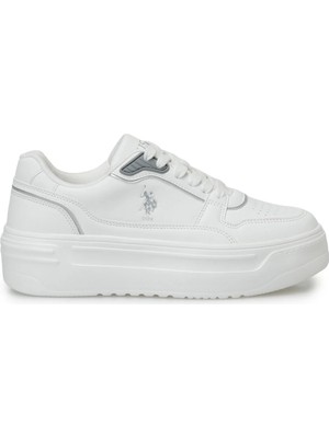 U.s. Polo Assn. Carolıne Beyaz Kadın Sneaker