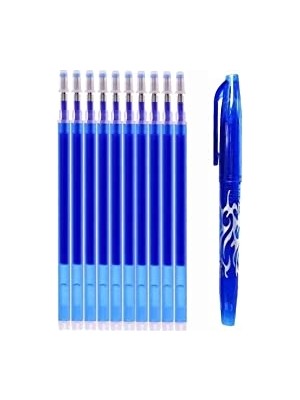 Odea Isı ile Uçan Silinebilen Refill Kalem Içi ve Kalem 11 Adet (Mavi)