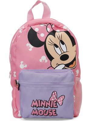 Minnie Mouse Anaokulu Çantası Kız Çocuk Pembe Bts Mınnıe Poly Bpck