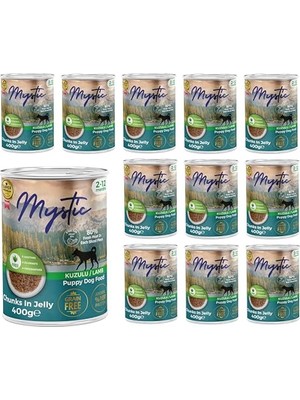 Odea Mystic Yavru Köpek Kuzulu ve Jöleli Konserve  400 gr x 12 Adet
