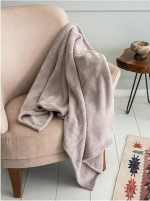 Odea Mulberry Wellsoft Tek Kişilik Battaniye Tv Dekor Battaniyesi 100X170 Deve Tüyü Polyester