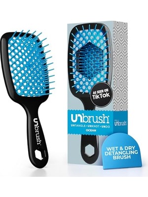 Odea Unbrush Detangling Saç Fırçası, Okyanus Mavisi