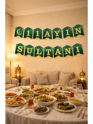 Odea 10'lu Gold Ramazan Tavan Süsü, Ramazan Süsleri, Ramazan Tavan Süsü Ürünleri Ramazan Süsleri, Sahur Iftar
