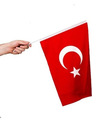 Odea Sopalı Türk Bayrağı 50X75 cm Alpaka Kumaş