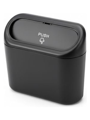 Odea Orret Home Araç Içi Asılabilir Mini Çöp Kovası – Otomatik Kapaklı, Koltuk Arkasına Asılabilir Pratik Oto Çöp Kutusu, Plastik Araç Içi Çöp Kovası, Araba Düzenleyici