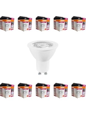 Odea Osram GU10 LED Ampul 4.5W 6500K Beyaz Işık – 350LM, 36° Işık Açısı, 10'lu Ekonomik Paket, Enerji Sınıfı F – 15.000 Saat Ömür          [enerji Sınıfı F]