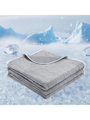 Odea Ice Chill Serinletici Pike Çift Kişilik 200X220 cm Cooling Nano Kumaş Gri