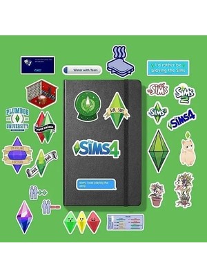Odea Sims Sticker Paketi/bullet Journal Defter Çıkartma Ajanda Laptop Etiket