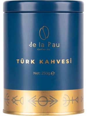 De La Pau Metal Kutu Premium Türk Kahvesi 250 gr