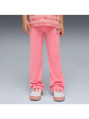 Puma Kadın / Kız Pembe Puma Puma x Gabby S Dollhouse Flared Leggings Pembe Kız Çocuk Tayt