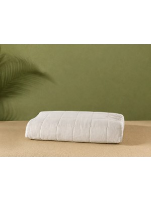İnnova Bedding Innova Bedding %100 Doğal Lateks Boyun Destekli Yastık, %100 Pamuk Iç Kılıf & Dış Kılıf