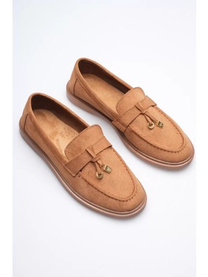 Zerenyus Braga Premium Günlük Taba Süet Loafer