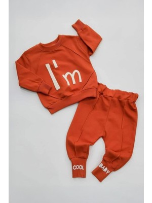 Bubito I'm Cool Baby Mevsimlik 2li Takım Kiremit
