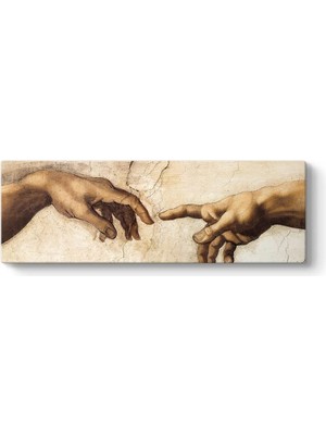 Asitan Michelangelo - Adem'in Yaratılışı Tablosu 150 x 50