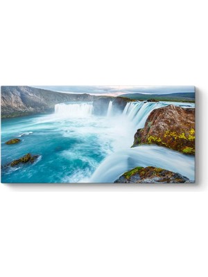 Asitan Icelandic Şelalesi Tablosu 100 x 50