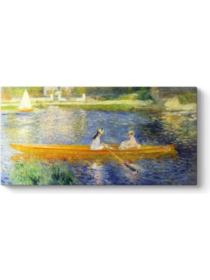 Asitan Auguste Renoir - Kayık Tablosu 140 x 70