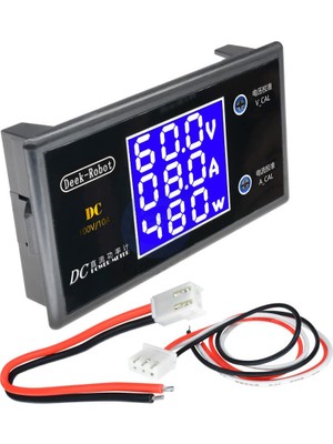 Asitan Dc 0-100V 10A Digital Voltmetre Ampermetre ve Wattmetre Deekrobot