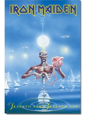 Asitan Grupo Erik Heavy Metal Poster - Iron Maiden Poster Seventh Son Of A Seventh Son - Dekorasyon Oturma