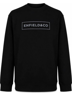 Trender Enjeksiyon Siyah - Beyaz Erkek Sweatshirt 2011