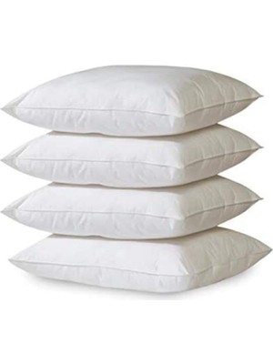 Asitan 4 Adet Microfiber Pamuk Kılıflı Antialerjik Yastık Elyaf Silikonlu 50X70