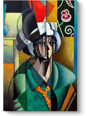 Asitan Metzinger - Woman With Fan Tablosu 60 x 90