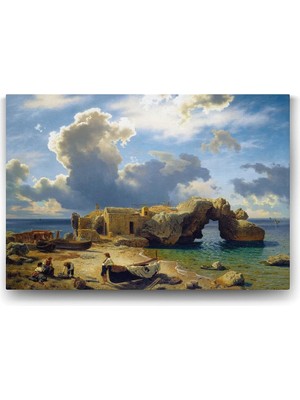 Asitan Leu - Baie Marina Piccola Tablosu - 125X80CM