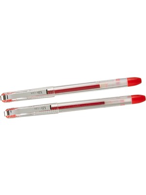 Asitan My Jel Iğne Uçlu 0.5 mm Tükenmez Kalem-Kırmızı Renk