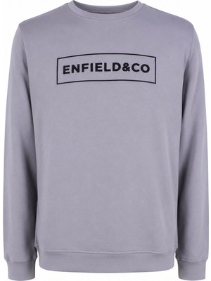 Trender Enjeksiyon Gri-Beyaz Erkek Sweatshirt 2011