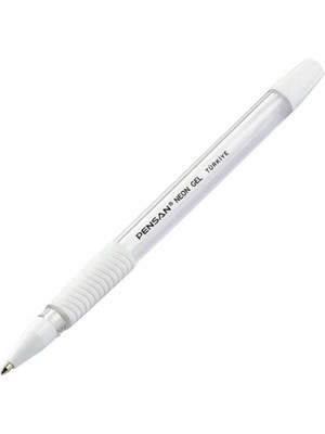Asitan Neon Jel Kalem Beyaz 1 mm