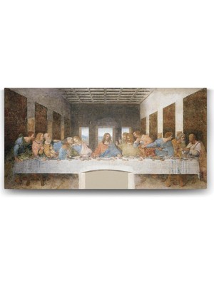 Asitan Leonardo Da Vinci - Son Akşam Yemeği Tablosu - 80X40CM
