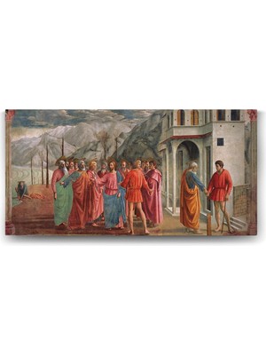 Asitan Tommaso Masaccio - Money Tablosu - 140X70CM