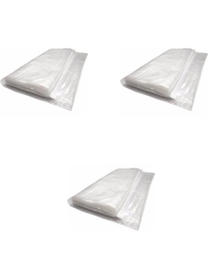 Asitan Vakumsuz Şeffaf Çift Kişilik Yatak Baza Saklama Taşıma Kılıfı Poşeti Torbası - 200X250 Cm.